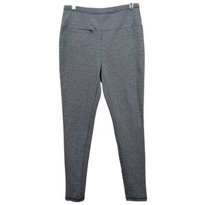 T by Talbots Pants Womens XS Gray Pull-On Leggings Knit Yoga Lounge Athletic